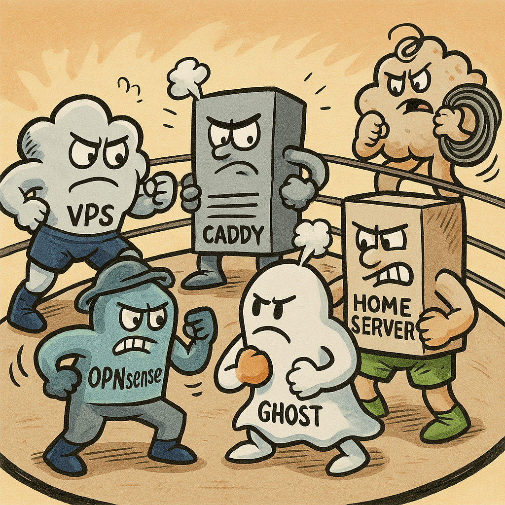 Von Chaos zu Klarheit: Meine Reise zu einer stabilen Homeserver‑VPS‑Architektur mit WireGuard und Caddy